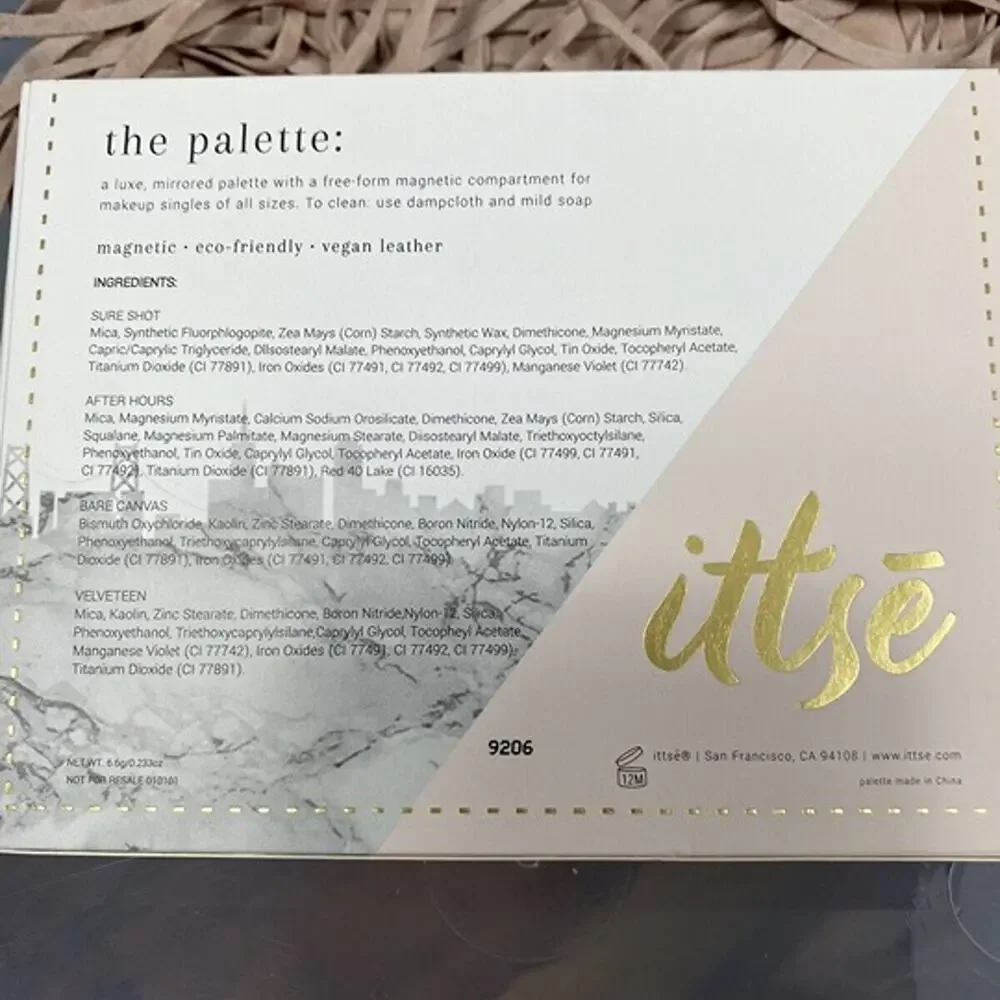 ITTSĒ The Fulton Magnetic Eyeshadow Quad Sure Shot, After Hours, Bare Canvas, Et